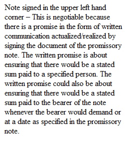 Chapter 25 Negotiable Instruments